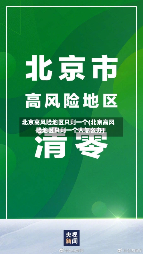 北京高风险地区只剩一个(北京高风险地区只剩一个人怎么办)-第2张图片