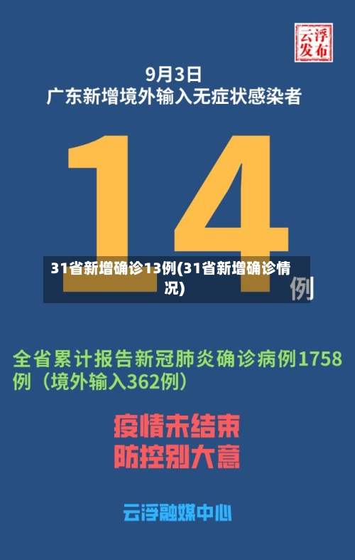 31省新增确诊13例(31省新增确诊情况)-第2张图片