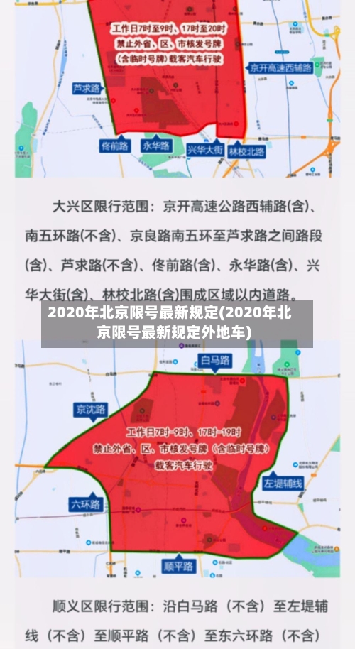 2020年北京限号最新规定(2020年北京限号最新规定外地车)