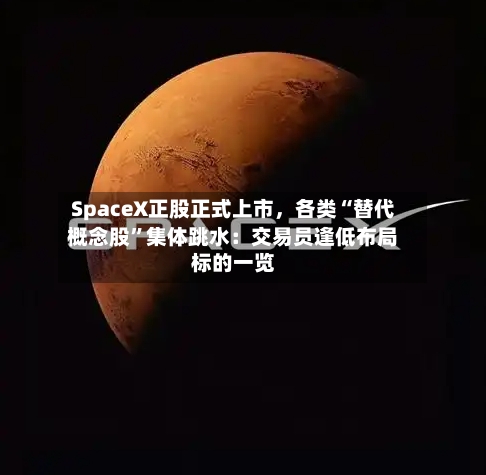 SpaceX正股正式上市，各类“替代概念股	”集体跳水：交易员逢低布局标的一览-第2张图片