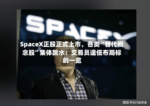 SpaceX正股正式上市	，各类“替代概念股”集体跳水：交易员逢低布局标的一览-第3张图片