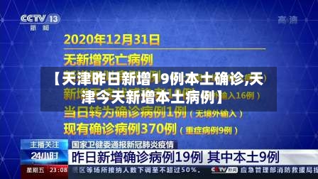 【天津昨日新增19例本土确诊,天津今天新增本土病例】-第2张图片