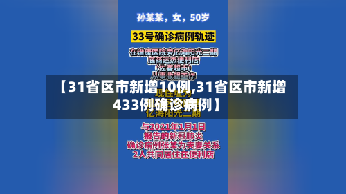 【31省区市新增10例,31省区市新增433例确诊病例】-第2张图片